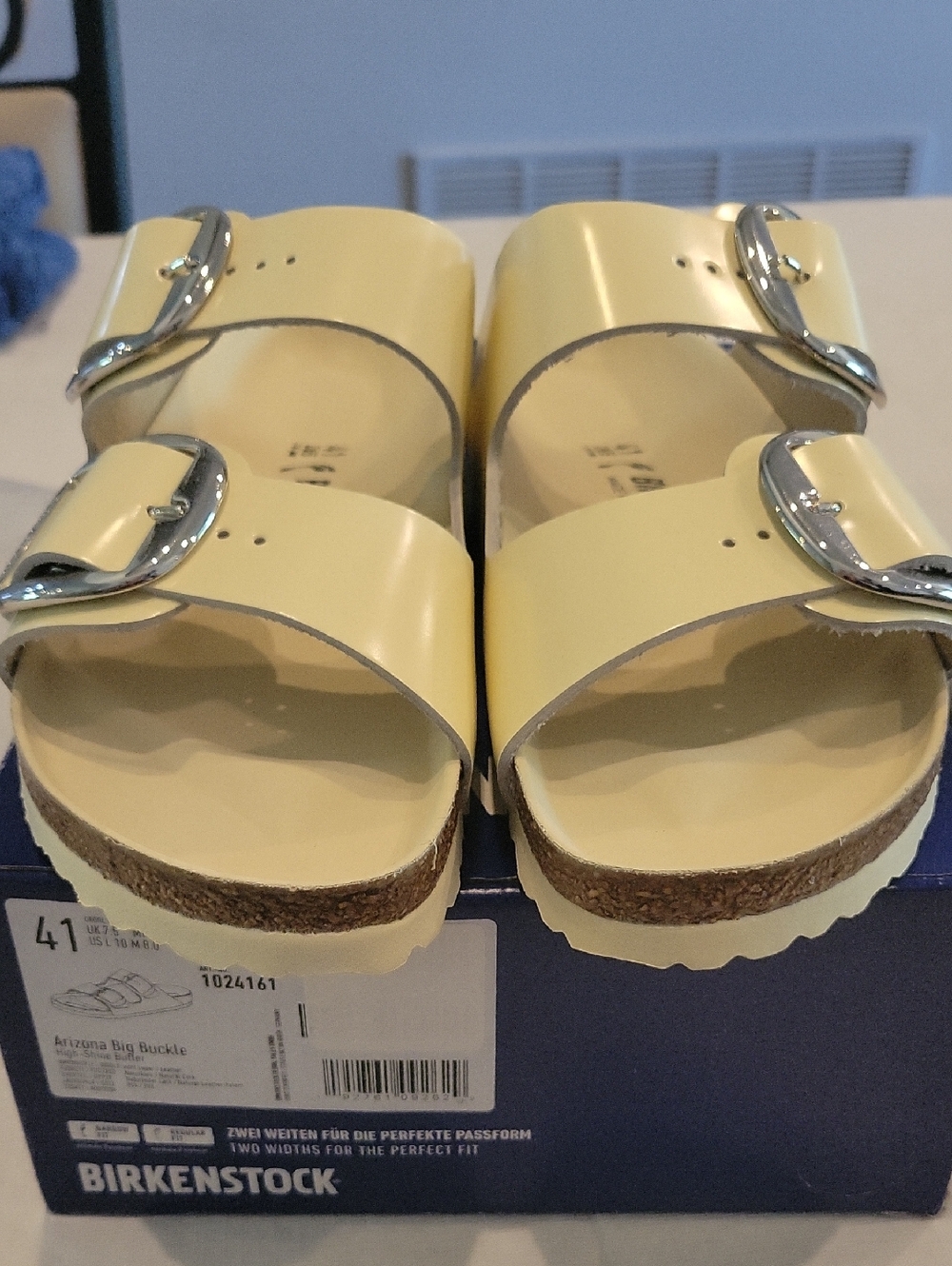 Birkenstock Arizona Big Buckle Sandals - Light Yellow